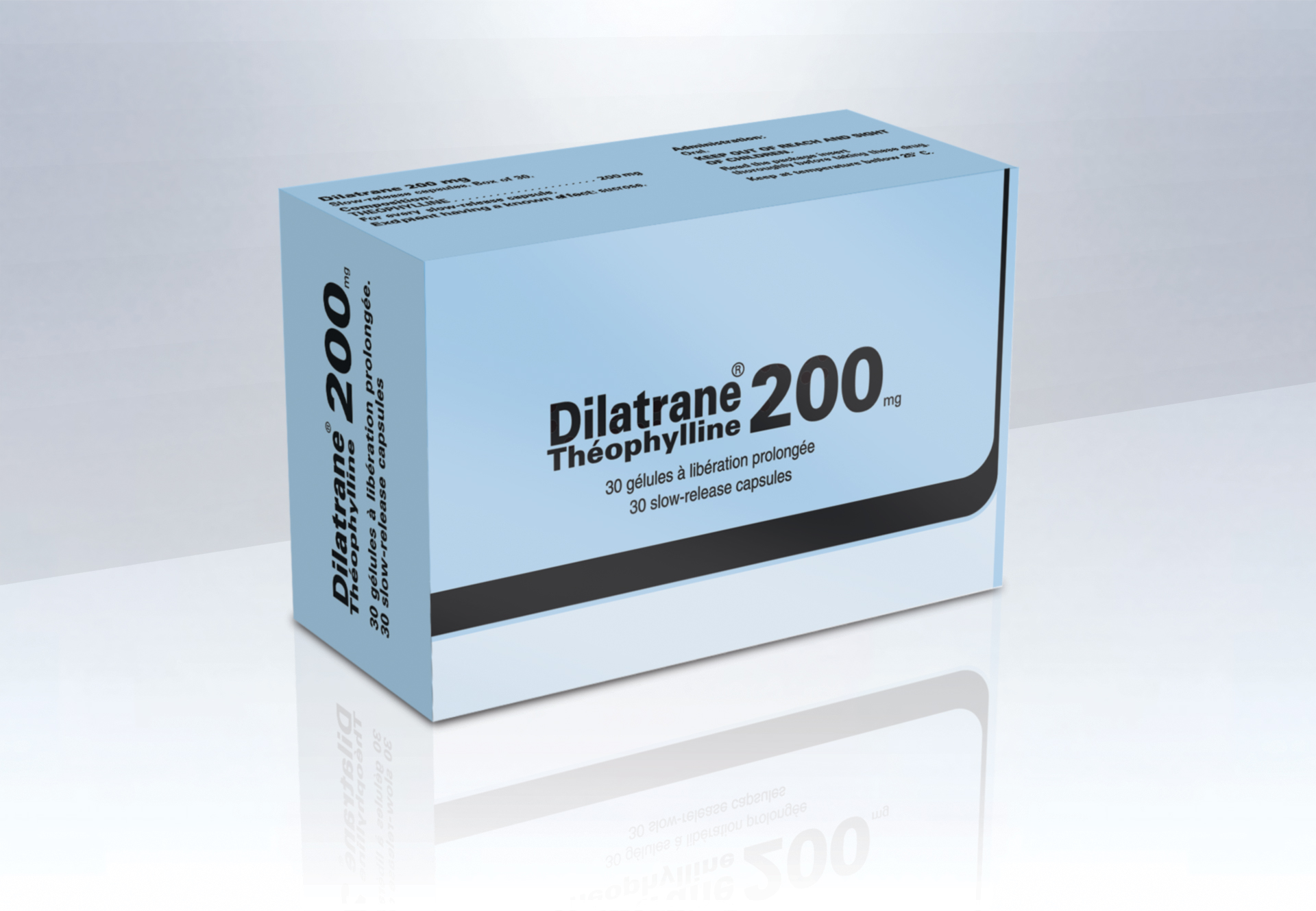 Photo de conditionnement <span class='vidalbox-gamme-product'>(DILATRANE 200 mg gél LP)</span>
