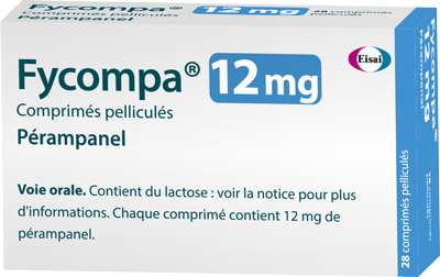 Photo de conditionnement <span class='vidalbox-gamme-product'>(FYCOMPA 12 mg cp pellic)</span>