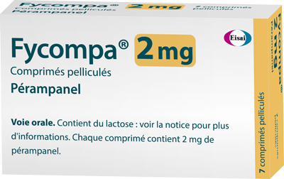 Photo de conditionnement <span class='vidalbox-gamme-product'>(FYCOMPA 2 mg cp pellic)</span>