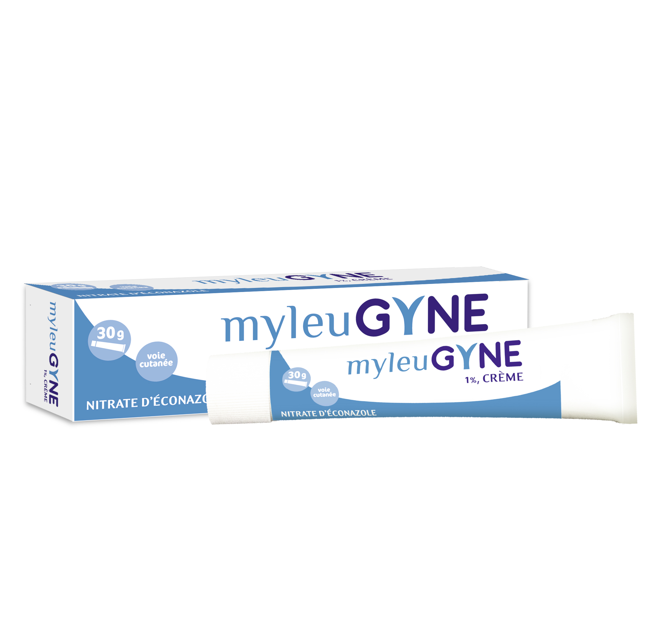 Photo de conditionnement <span class='vidalbox-gamme-product'>(MYLEUGYNE 1 % crème)</span>