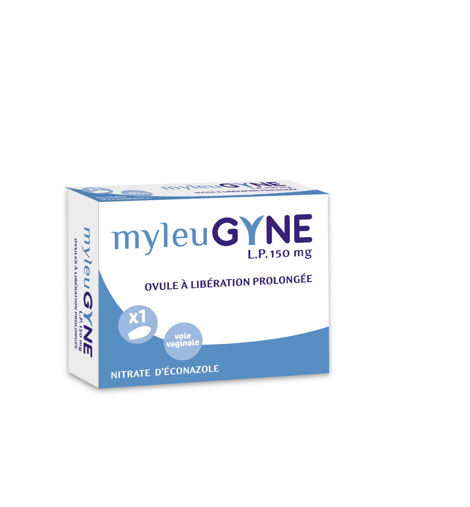 Photo de conditionnement <span class='vidalbox-gamme-product'>(MYLEUGYNE LP 150 mg ovule LP)</span>