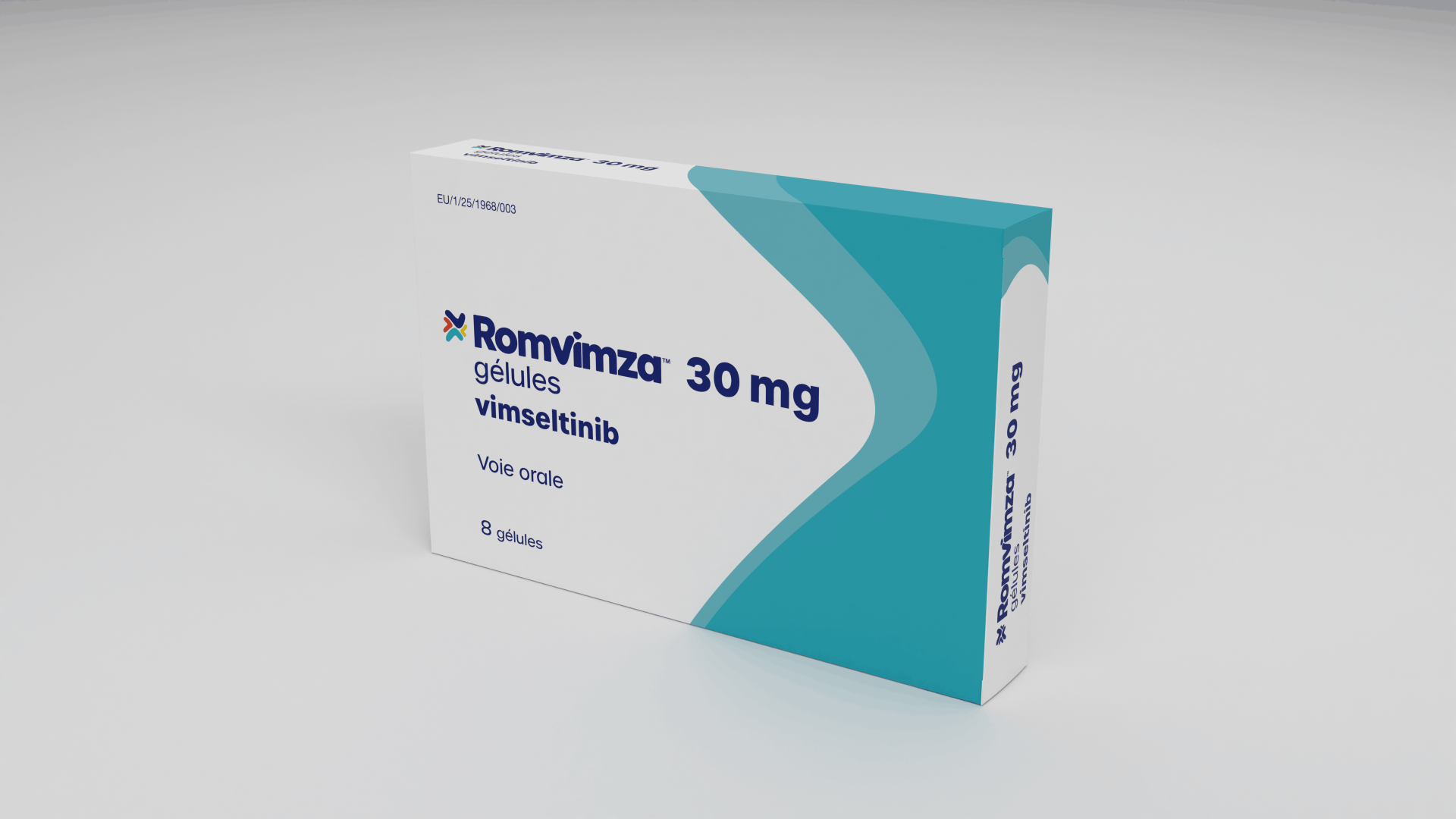 Photo de conditionnement <span class='vidalbox-gamme-product'>(ROMVIMZA 30 mg gél)</span>
