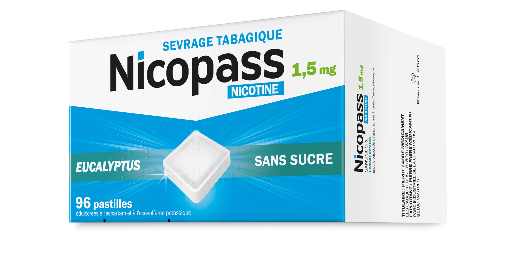 Photo de conditionnement <span class='vidalbox-gamme-product'>(NICOPASS 1,5 mg past eucalyptus sans sucre)</span>