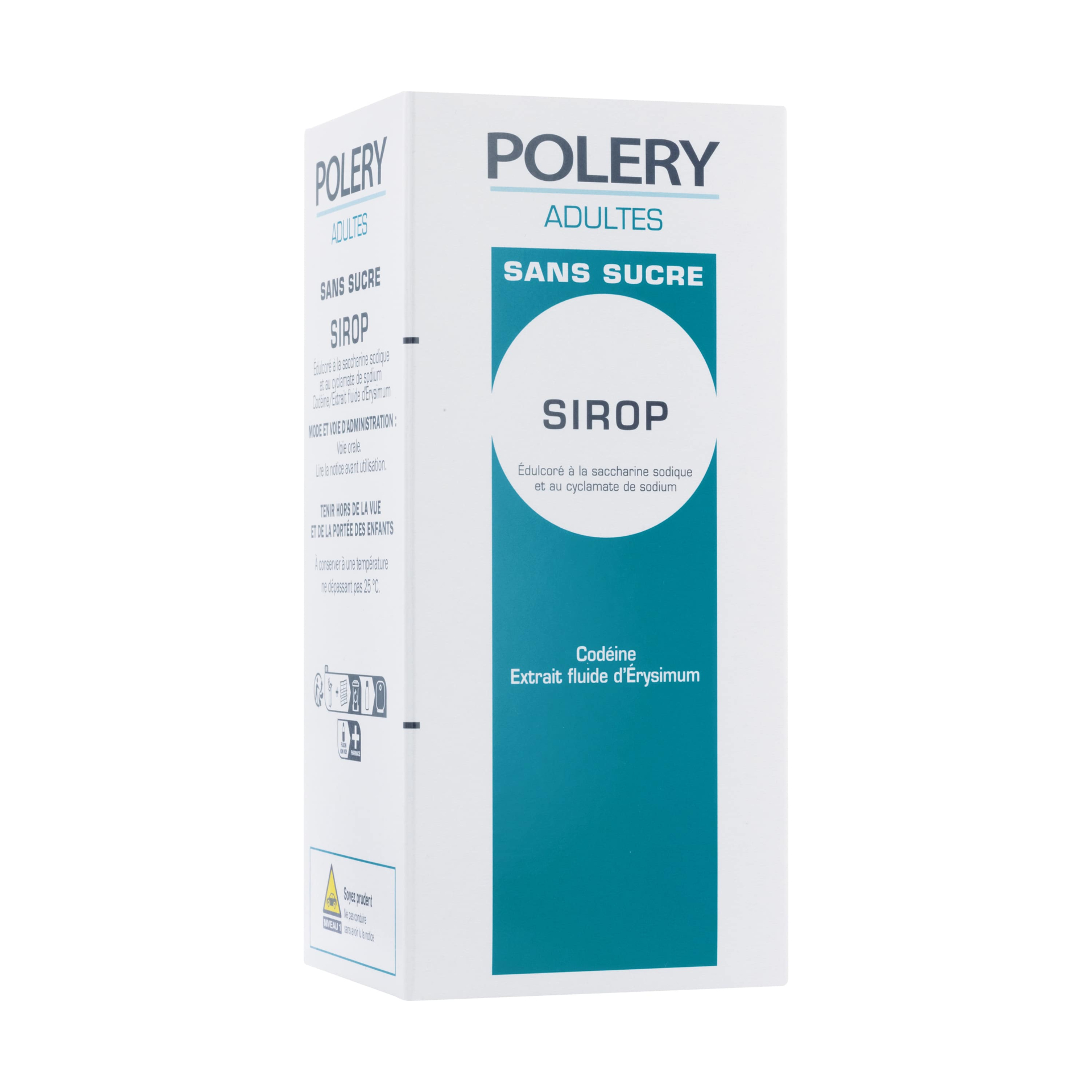 Photo de conditionnement <span class='vidalbox-gamme-product'>(POLERY sirop sans sucre adultes)</span>