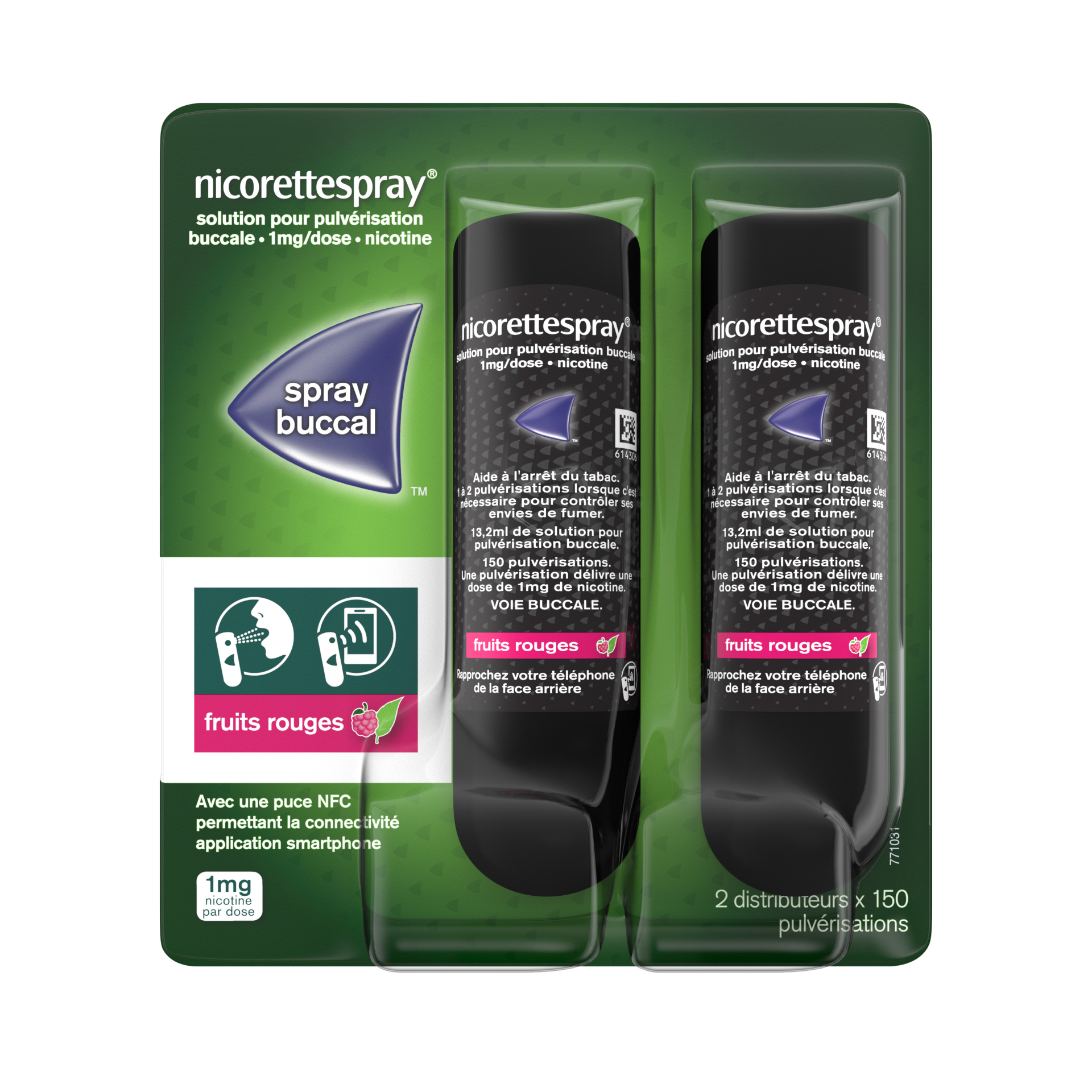 Photo de conditionnement <span class='vidalbox-gamme-product'>(NICORETTESPRAY 1 mg/dose sol p pulv bucc fraicheur fruits rouges)</span>