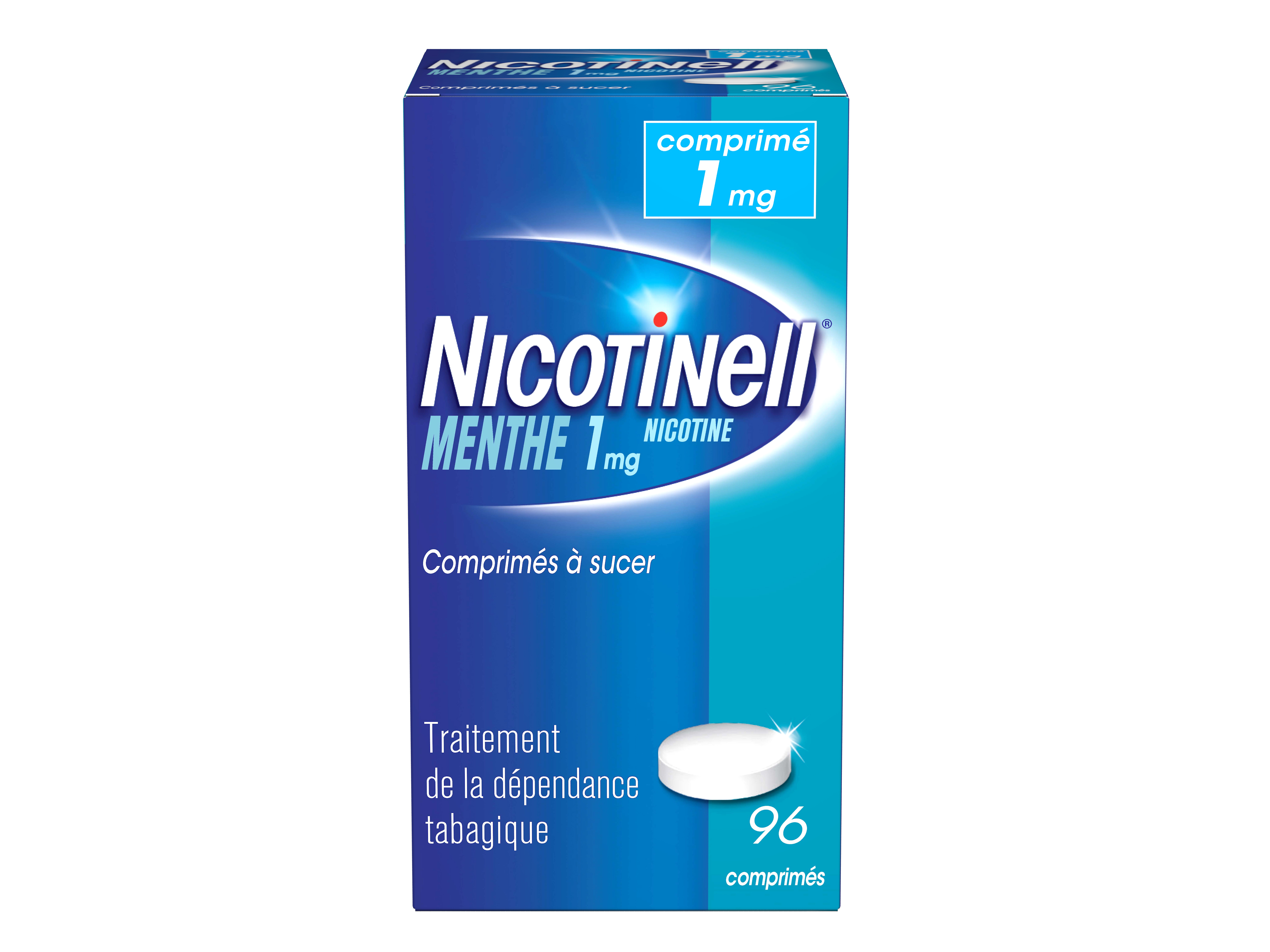 Photo de conditionnement <span class='vidalbox-gamme-product'>(NICOTINELL 1 mg cp à sucer menthe)</span>