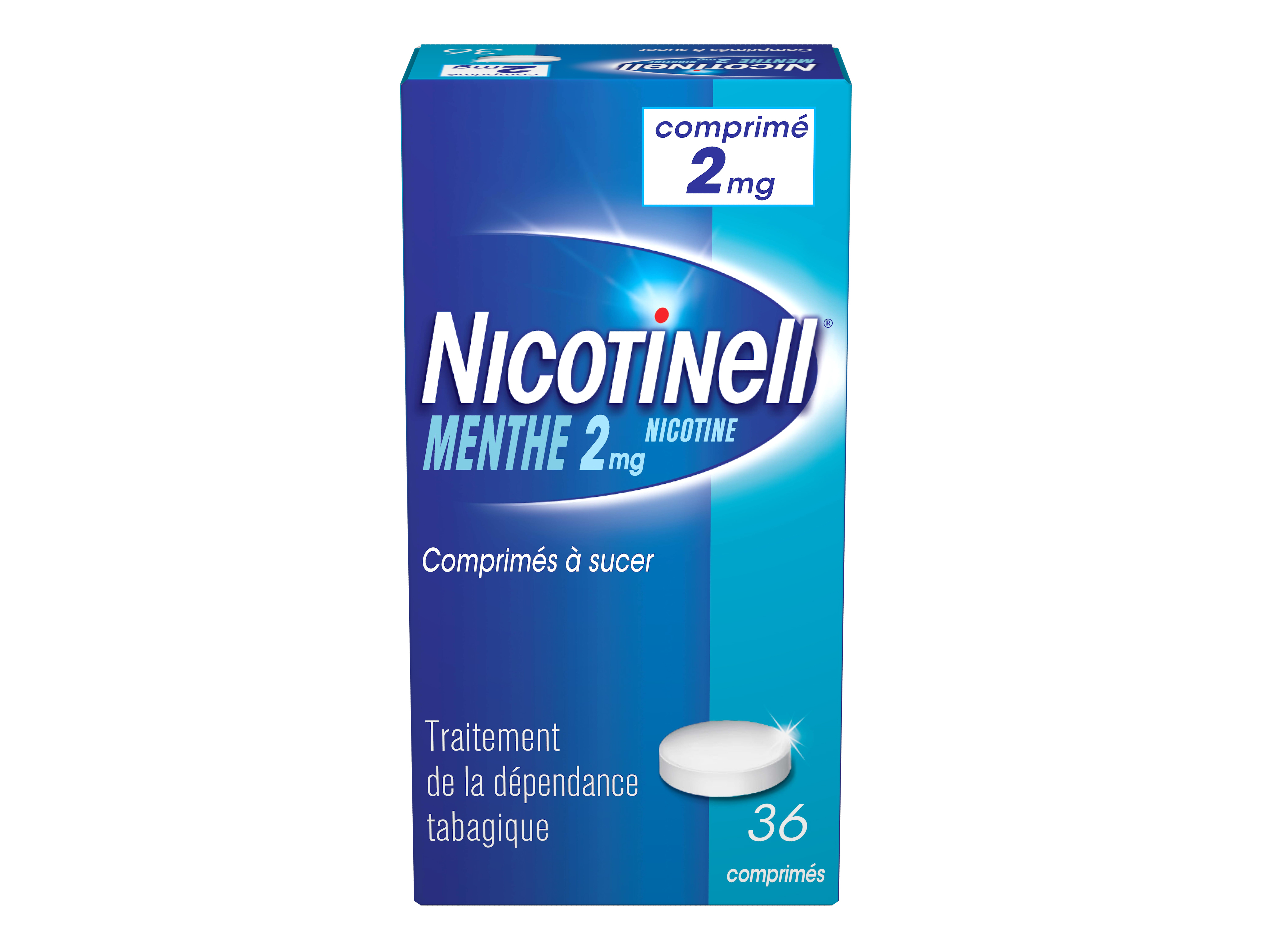 Photo de conditionnement <span class='vidalbox-gamme-product'>(NICOTINELL 2 mg cp à sucer menthe)</span>
