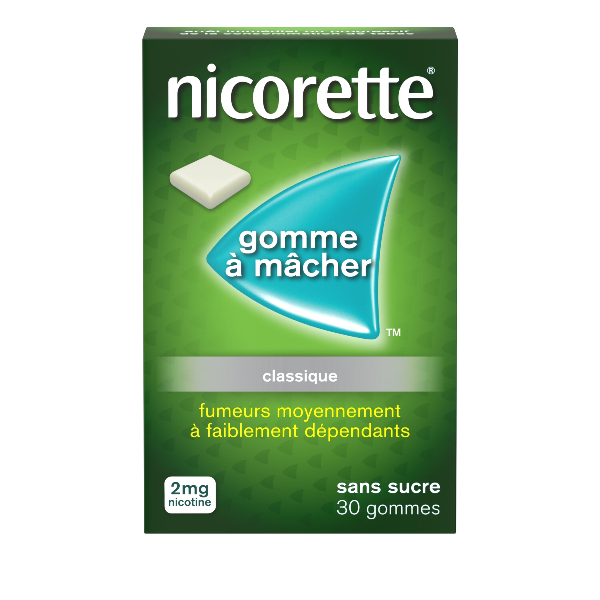 Photo de conditionnement <span class='vidalbox-gamme-product'>(NICORETTE 2 mg gomm mâcher médic sans sucre édulcorée au sorbitol)</span>
