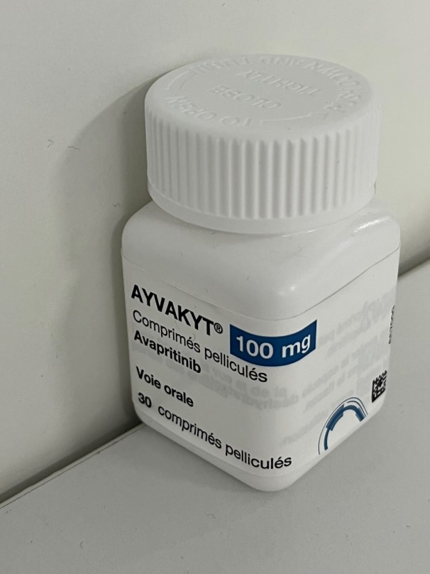 Photo de galénique <span class='vidalbox-gamme-product'>(AYVAKYT 100 mg cp pellic)</span>