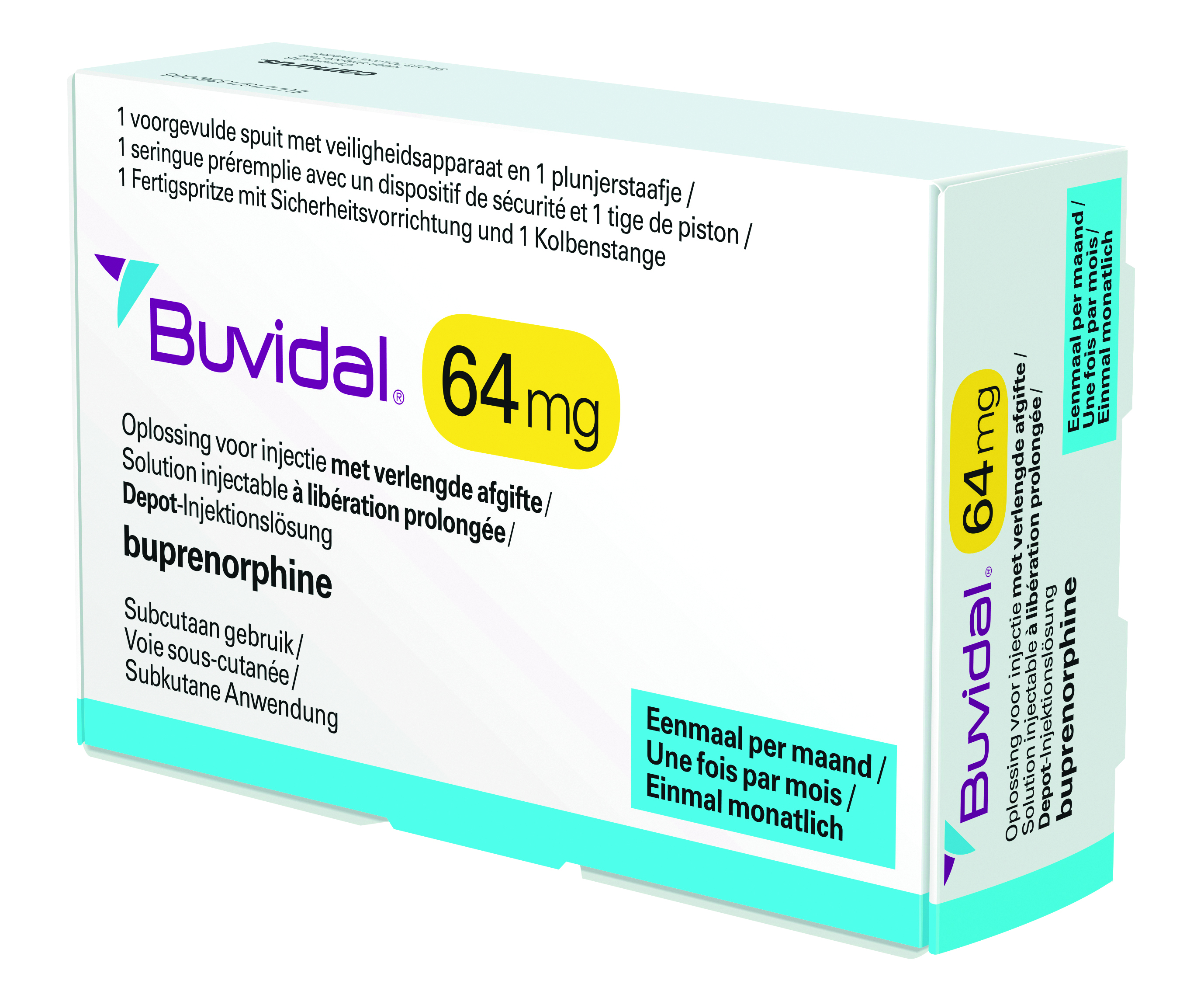 Photo de conditionnement <span class='vidalbox-gamme-product'>(BUVIDAL 64 mg sol inj à libération prolongée)</span>