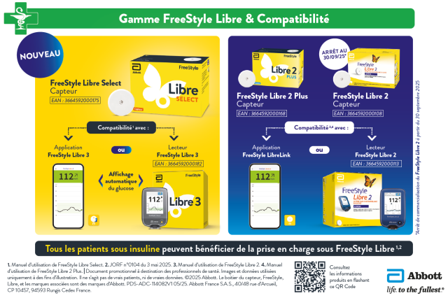 Gamme FreeStyle Libre & Compatibilité
