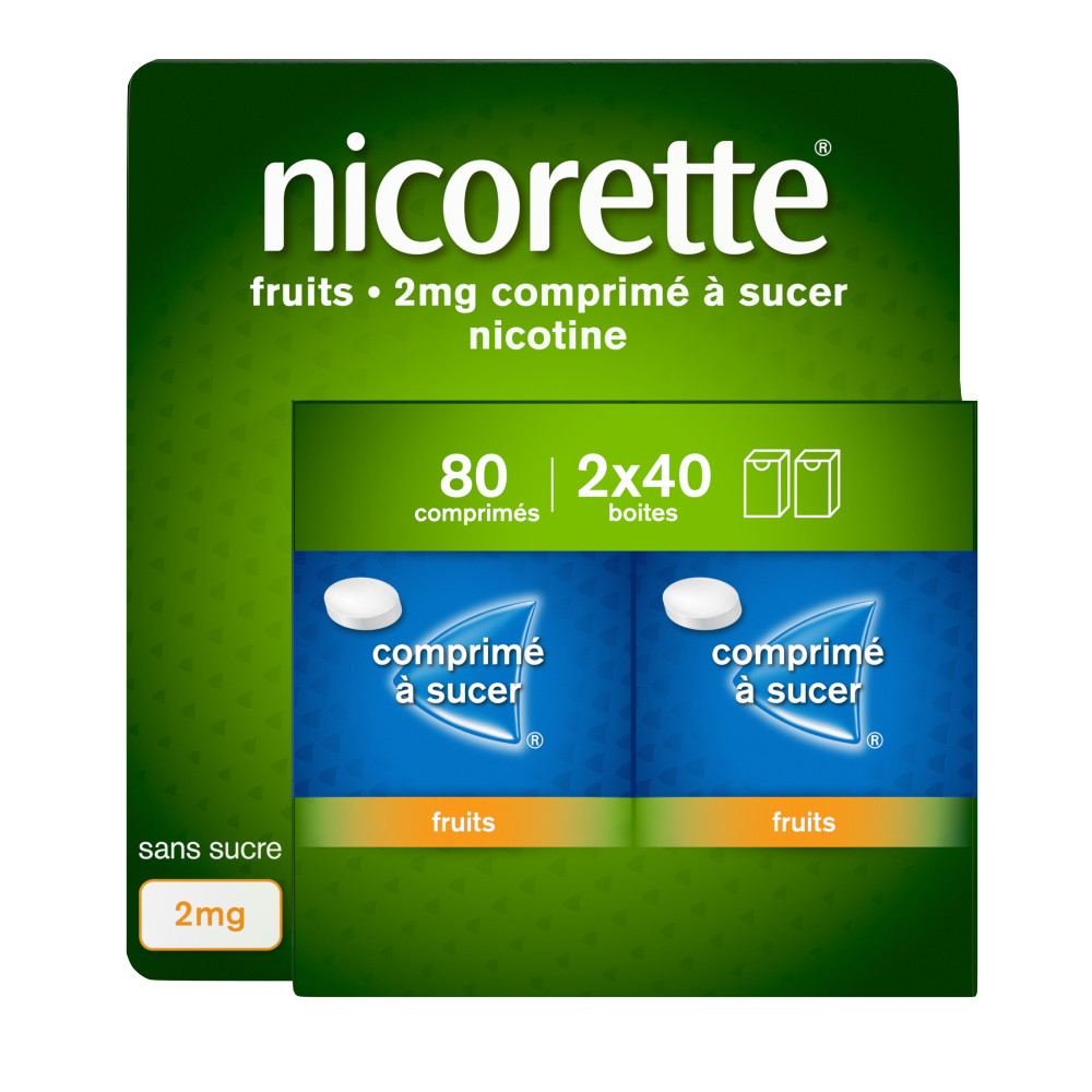 Photo de conditionnement <span class='vidalbox-gamme-product'>(NICORETTE 2 mg cp à sucer fruits)</span>