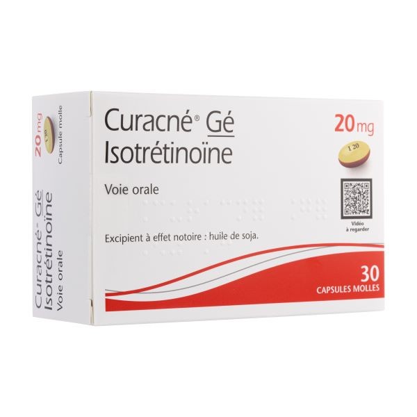 Photo de conditionnement <span class='vidalbox-gamme-product'>(CURACNE 20 mg caps molle)</span>
