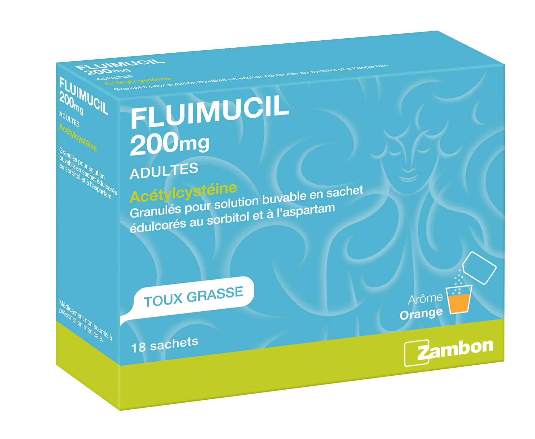 Photo de conditionnement <span class='vidalbox-gamme-product'>(FLUIMUCIL 200 mg glé p sol buv sach édulcorée au sorbitol et à l'aspartam adulte)</span>