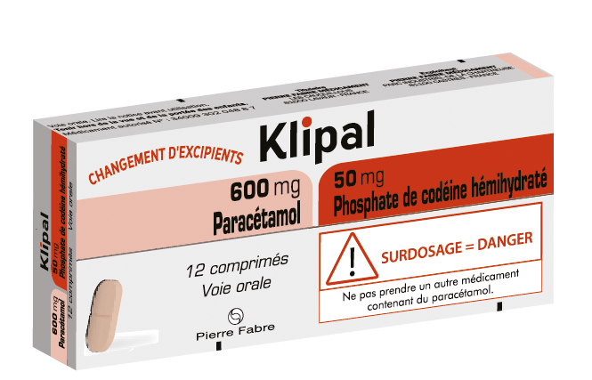 Photo de conditionnement <span class='vidalbox-gamme-product'>(KLIPAL 600 mg/50 mg cp)</span>