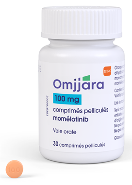 Photo de conditionnement <span class='vidalbox-gamme-product'>(OMJJARA 100 mg cp pellic)</span>
