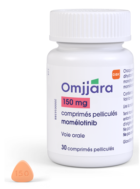 Photo de conditionnement <span class='vidalbox-gamme-product'>(OMJJARA 150 mg cp pellic)</span>