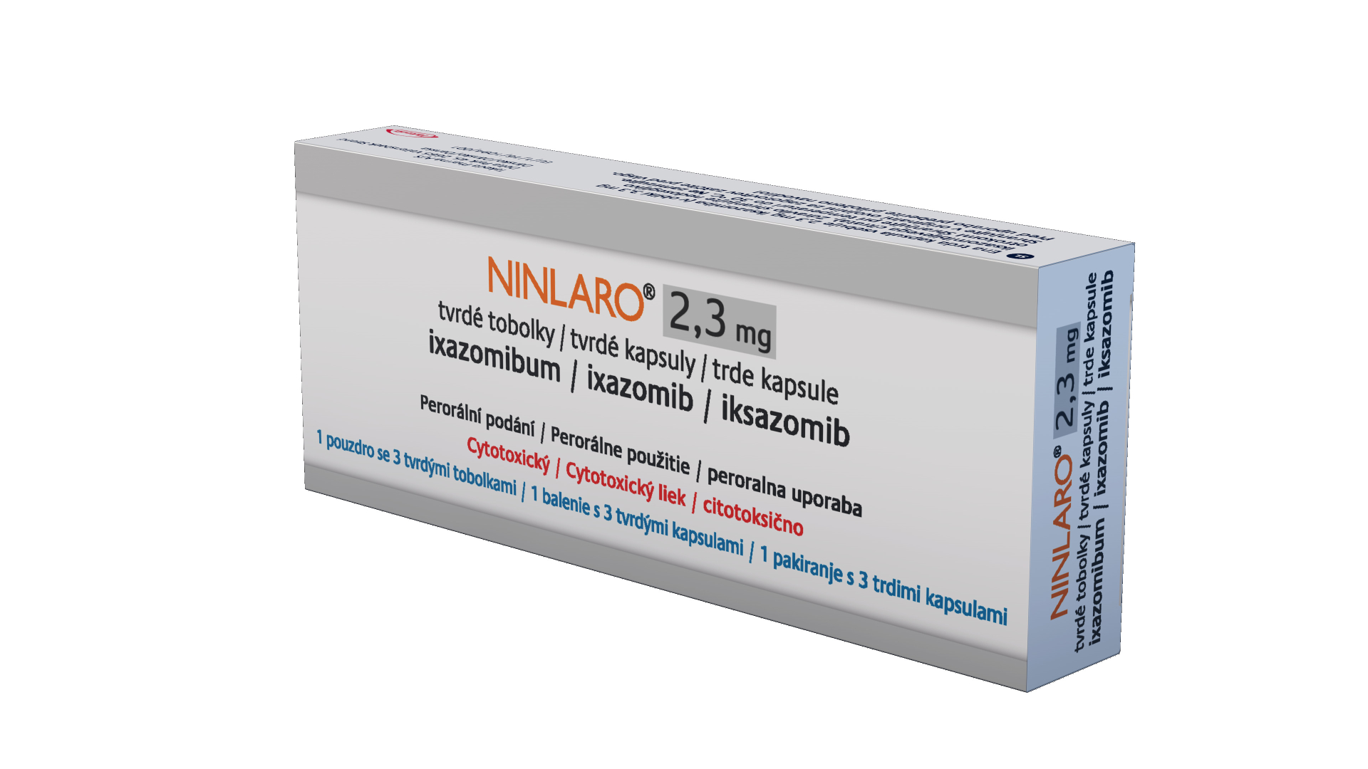 Photo de conditionnement <span class='vidalbox-gamme-product'>(NINLARO 2,3 mg gél)</span>