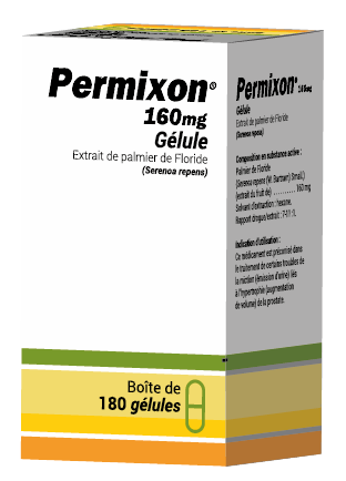 Photo de conditionnement <span class='vidalbox-gamme-product'>(PERMIXON 160 mg gél)</span>