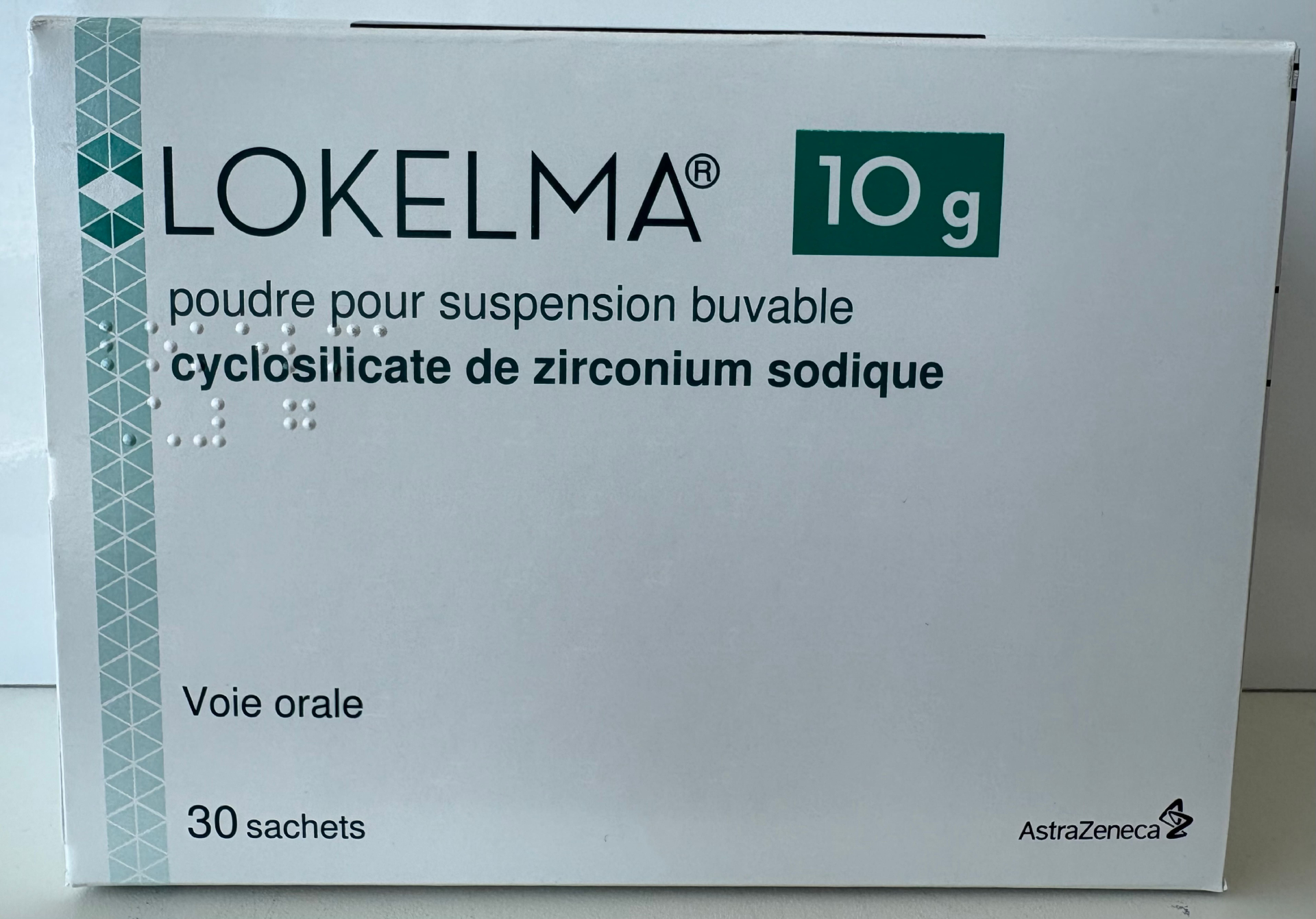 Photo de conditionnement <span class='vidalbox-gamme-product'>(LOKELMA 10 g pdre p susp buv)</span>