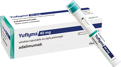Photo de conditionnement <span class='vidalbox-gamme-product'>(YUFLYMA 40 mg sol inj en stylo prérempli)</span>