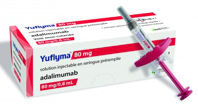Photo de conditionnement <span class='vidalbox-gamme-product'>(YUFLYMA 80 mg sol inj en seringue préremplie)</span>