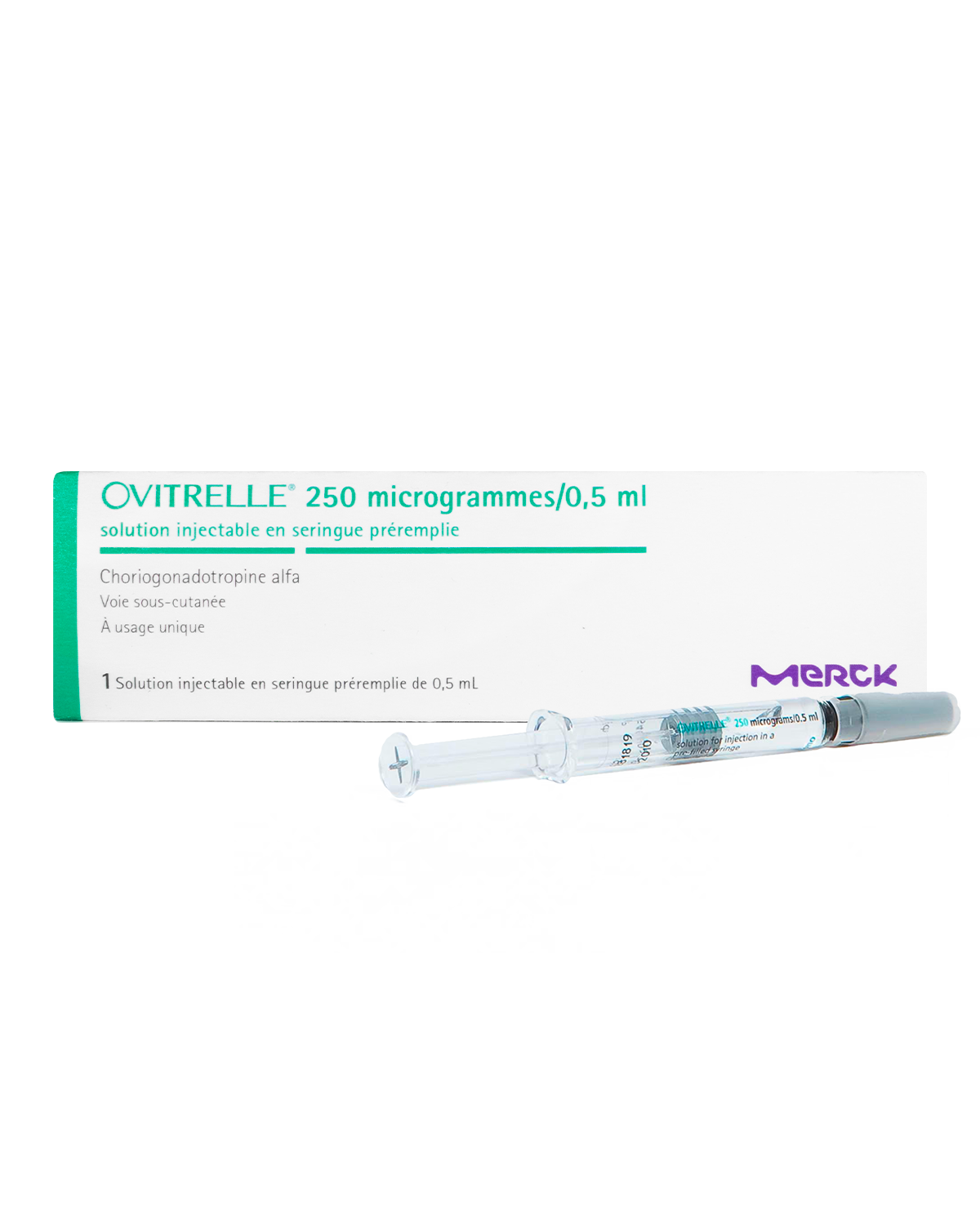 Photo de conditionnement <span class='vidalbox-gamme-product'>(OVITRELLE 250 µg/0,5 ml sol inj en seringue préremplie)</span>