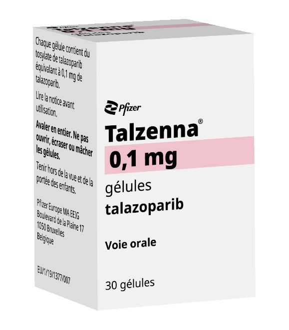 Photo de conditionnement <span class='vidalbox-gamme-product'>(TALZENNA 0,1 mg gél)</span>