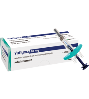 Photo de conditionnement <span class='vidalbox-gamme-product'>(YUFLYMA 40 mg sol inj en seringue préremplie)</span>